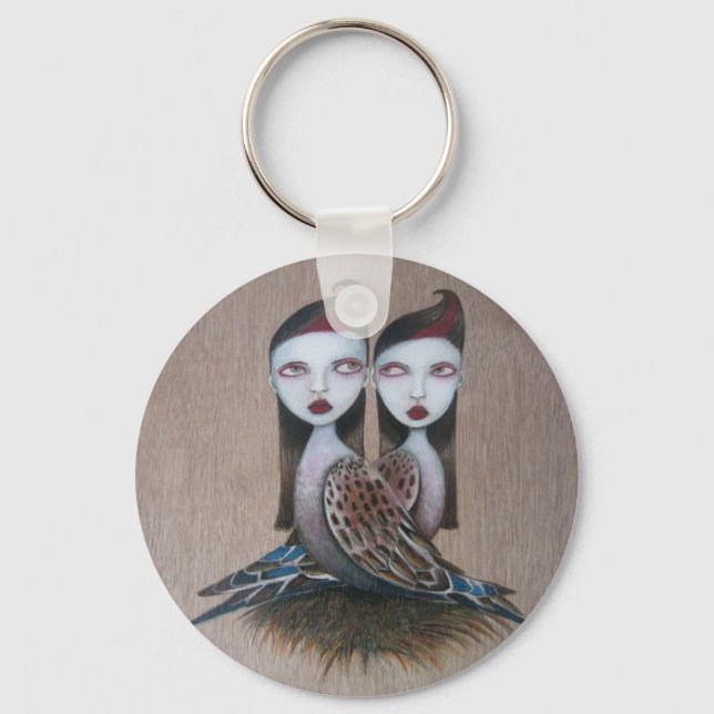 Sibling Rivalry-Chain Keychain (Front)