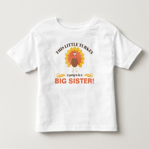Sibling Thanksgiving Pregnancy Announcement Shirt