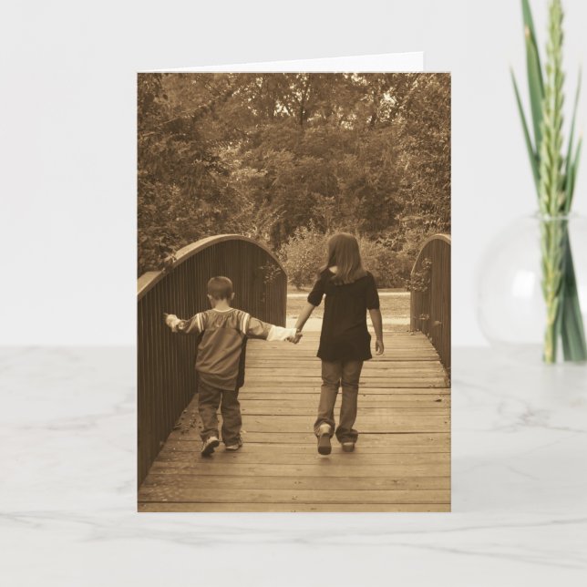 Sibling Walk inspirational notecards (Front)