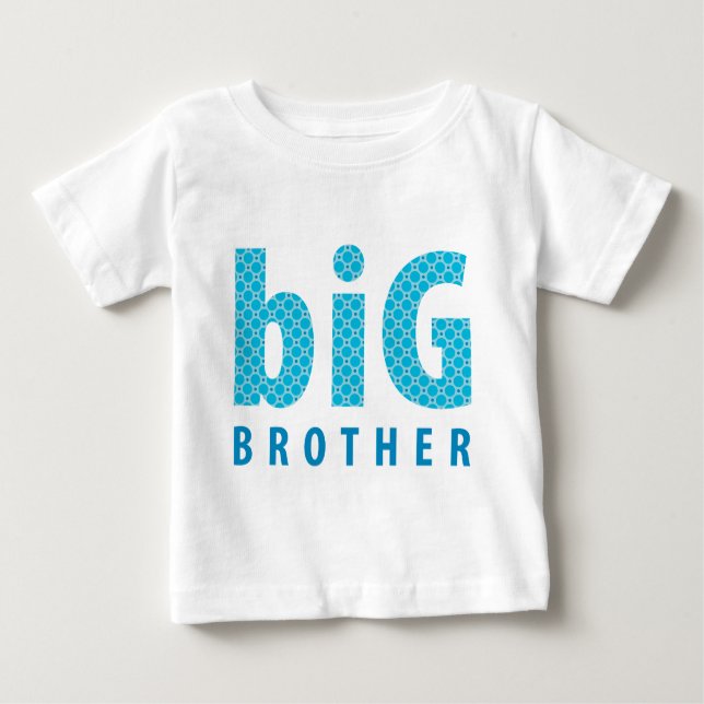 SIBLINGS COLLECTION - big brother {blue} Baby T-Shirt (Front)