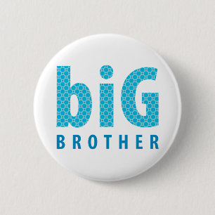 SIBLINGS COLLECTION - big brother {blue} Button