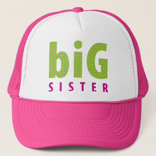 SIBLINGS COLLECTION - big sister {lime} Trucker Hat