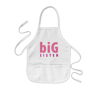 SIBLINGS COLLECTION - big sister {pink} Kids' Apron