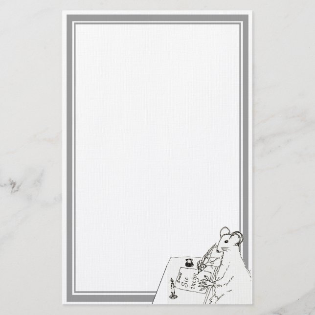 Sic Incipit Pestis stationery (Front)