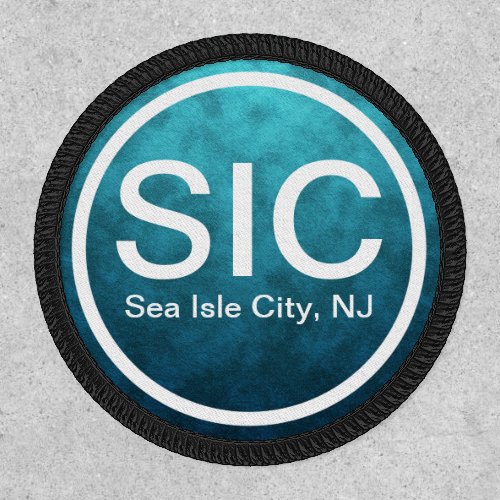 SIC NJ Sea Isle City New Jersey Beach Tag Patch