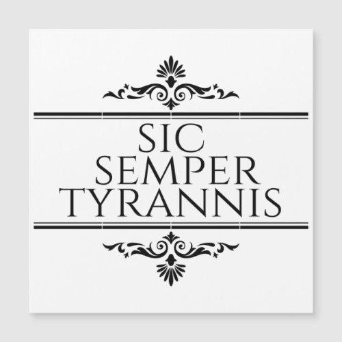 Sic Semper Tyrannis