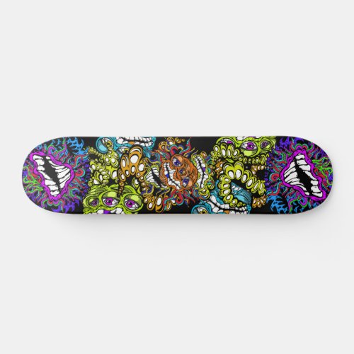 Sicc Trippy Mind Blowing Brain Melting Graphics Skateboard