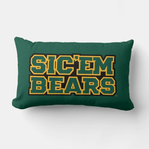 SICEM BEARS LUMBAR PILLOW