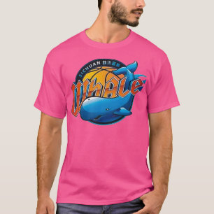Sichuan Blue Whales CBA Chinese Basketball Whale L T-Shirt