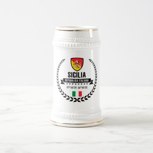 Sicilia Beer Stein