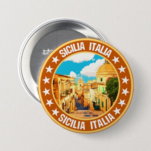 Sicilia                                            button (Front & Back)