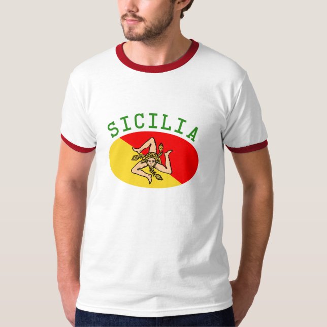Sicilia Flag T-Shirt (Front)