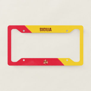 Sicilia License Plate Frame