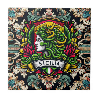 Sicilia Sicilian Design  Ceramic Tile