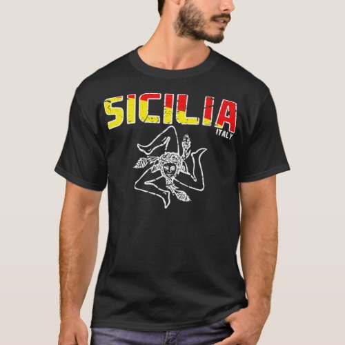 Sicilia Sicilian Sicily Italy Italian  T_Shirt