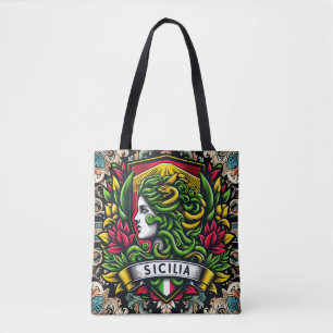 Sicilia Sicily Sicilian Tote Bag