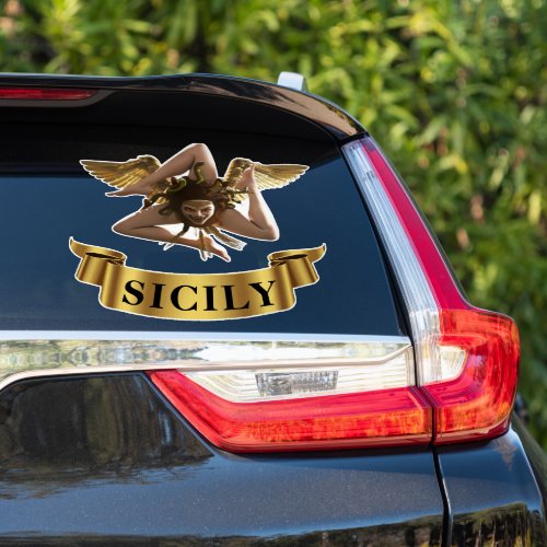 Sicilia Sicily Trinacria Symbol  Sticker