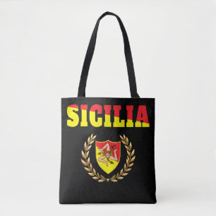 Sicilia Trinacria Tote Bag