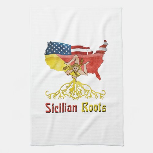 Sicilian American Kitchen Towels
