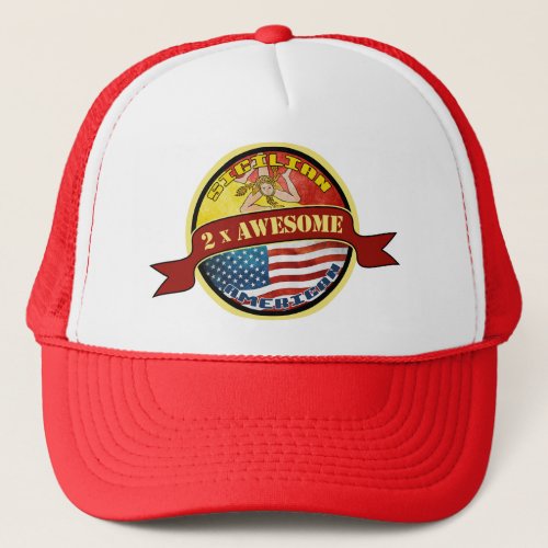 Sicilian American Trucker Hat