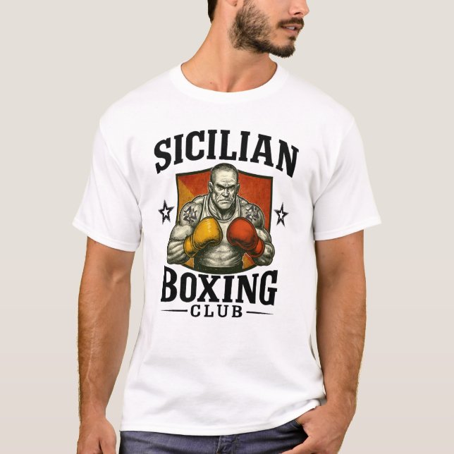 Sicilian Boxing  T-Shirt (Front)