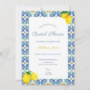 Sicilian Bridal Shower Invitation