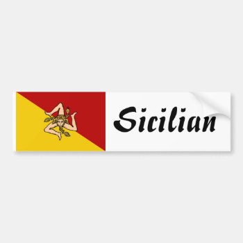 Sicilian Bumper Sticker by stradavarius at Zazzle