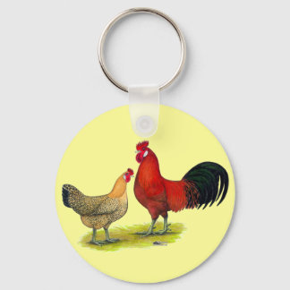 Sicilian Buttercup Chickens Keychain