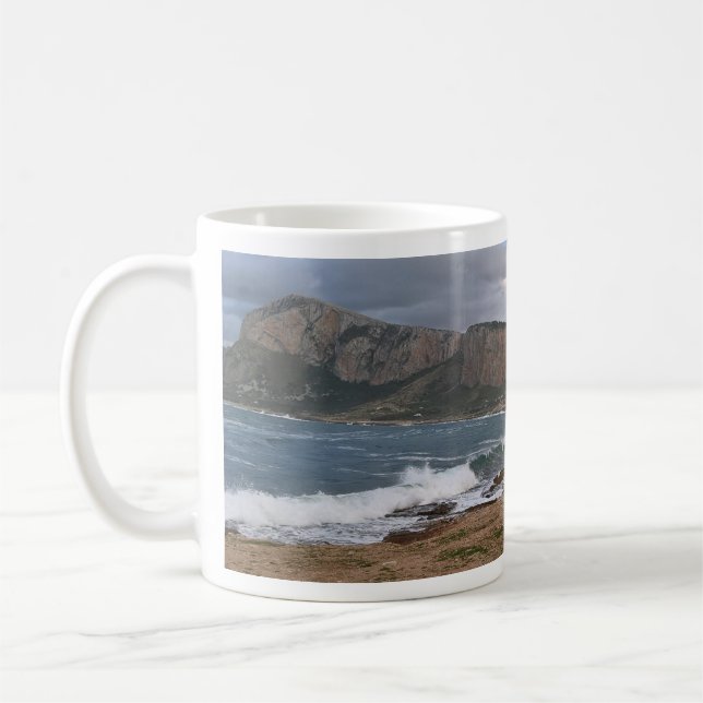 Sicilian coast. coffee mug (Left)