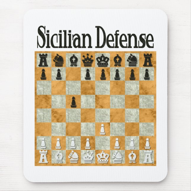 Sicilian Defense Mouse Pad (Front)