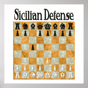 Sicilian Defense Poster