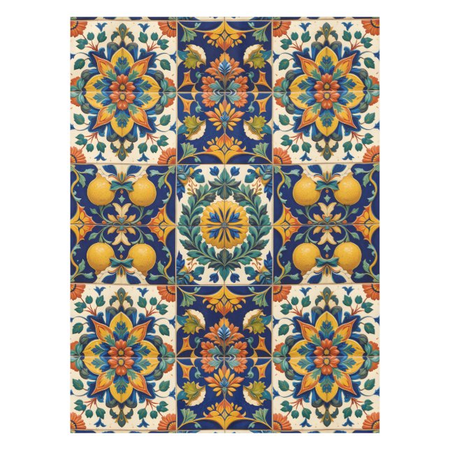 Sicilian Design  Tablecloth (Front)
