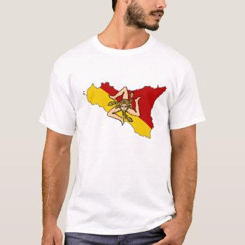 Sicilian Flag Island Shirt by stradavarius at Zazzle