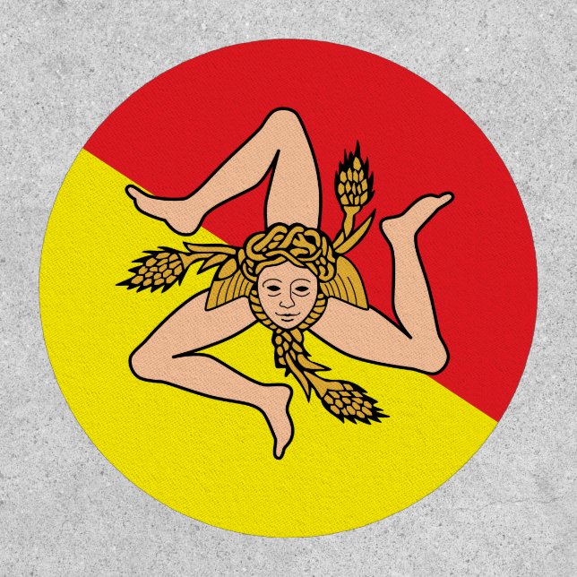Sicilian Flag Patch (Front)
