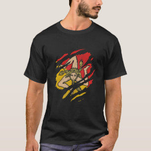 Sicilian Flag Sicilia Siciliana Italia Italian Ita T-Shirt