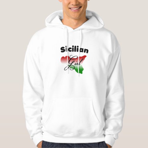 Sicilian Girl Hooded Sweatshirt
