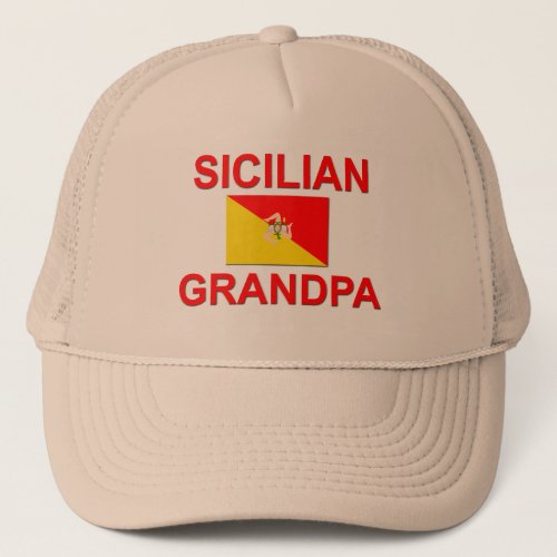 Sicilian Grandpa Trucker Hat