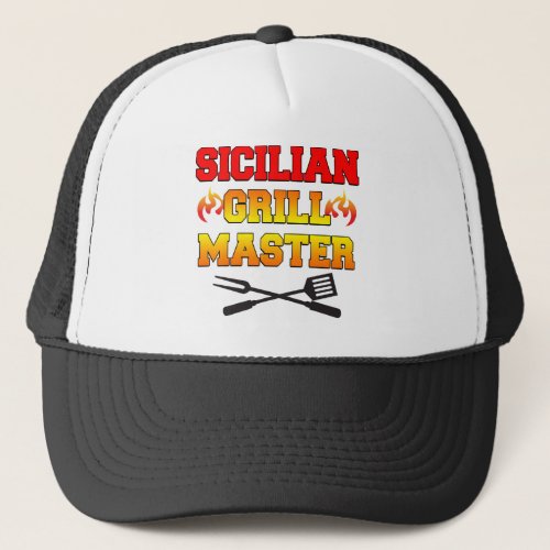 Sicilian Grill Master Trucker Hat