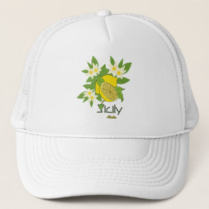 Sicilian Lemon Tree – Fresh Italy Inspired Design Trucker Hat