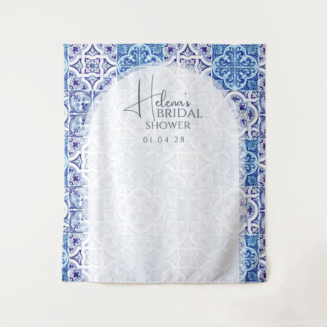 Sicilian Majolica Backdrop – Italian Lemon Theme (Front)