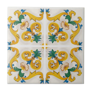 Sicilian Majolica Colourful Tile Pattern