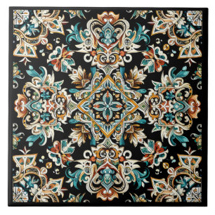 Sicilian pattern ceramic tile