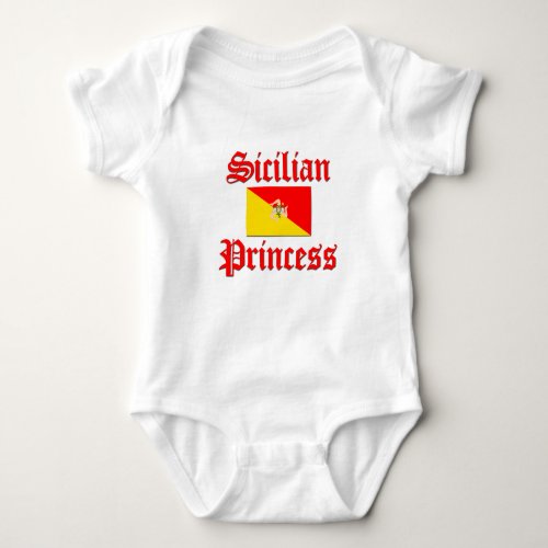 Sicilian Princess Baby Bodysuit