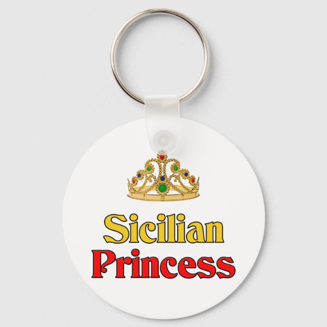 Sicilian Princess Keychain (Front)