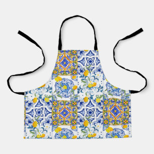 Sicilian style,summer art All-Over Print Apron