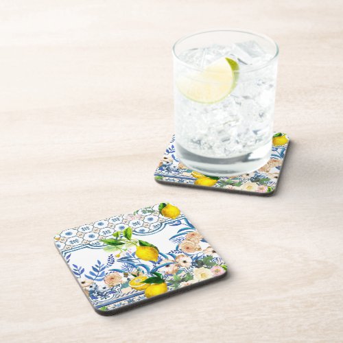  Sicilian stylesummer art     Beverage Coaster