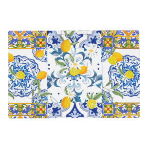 Sicilian style,summer art      placemat