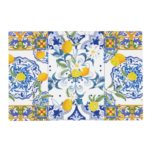 Sicilian style,summer art      placemat (Front)