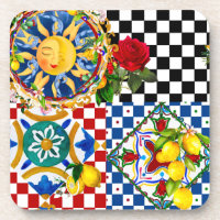 Sicilian sun,lemon,mediterranean tiles,