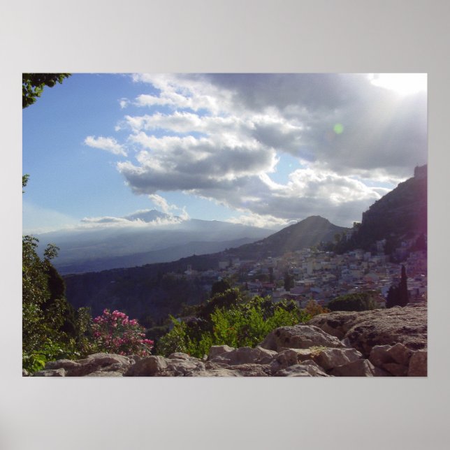 Sicilian Sun Rays Poster (Front)